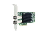 Emulex LPe35002 - Värdbussadapter - PCIe - 32Gb Fibre Channel x 2 - med Överta Dell-systemets garanti ELLER ett års maskinvarugaranti - för PowerEdge FC640, R640, R6415, R740, R740xd, R740xd2, R7415, R7425, R840 406-BBTG