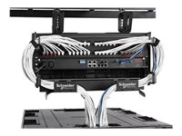 APC Data Distribution Cable - Rackkabelhanteringsram - svart - 4U - 19" - TAA-kompatibel - för P/N: SURT1000RMXLI-NC VDIM33174