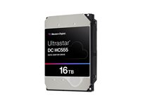 WD Ultrastar DC HC555 - Hårddisk - datacenter - 16 TB - inbyggd - 3.5" - SATA 6Gb/s - 7200 rpm - buffert: 512 MB 0B48722