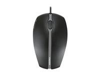 CHERRY GENTIX SILENT - Mus - optisk - 3 knappar - kabelansluten - USB - svart JM-0310-2