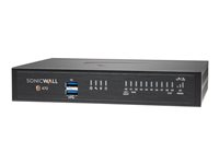 SonicWall TZ470 - Essential Edition - säkerhetsfunktion - med 1 års TotalSecure - 1GbE, 2.5GbE - skrivbord 02-SSC-6792