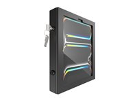 Compulocks iPad Pro M4 13" (2024), Apex Enclosure Portable Floor Stand - Monteringssats (hölje, ställ) - synliga kameror och sensorer fram/bak - för surfplatta - fast i 45 grader - låsbar - metall - svart - skärmstorlek: 13" - golvstående - för Apple 13-inch iPad Pro M4 Wi-Fi, M4 Wi-Fi + Cellular 147B13PAPX4B