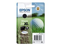 Epson 34XL - 16.3 ml - XL - svart - original - blister - bläckpatron - för WorkForce Pro WF-3720, WF-3720DWF, WF-3725DWF C13T34714010
