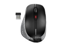 CHERRY MW 8C ERGO - Mus - ergonomisk - optisk - 6 knappar - trådlös - 2.4 GHz, Bluetooth 4.0 - trådlös USB-mottagare - svart JW-8600