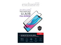 Insmat Brilliant Glass - Skärmskydd för mobiltelefon - helskärm - 2.5D - glas - ramfärg svart - för Samsung Galaxy S25 Ultra 861-1598
