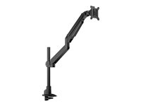 Multibrackets M - Monteringssats (vridbar arm, bordsfäste) - gaslyft - för LCD-display - VESA, ett grundstag - aluminium - svart - skärmstorlek: 15"-34" 7350105214271