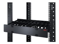 APC Cable Management - Rackkabelhanteringspanel med skydd - svart - 3U - TAA-kompatibel - för P/N: SMTL1000RMI2UC, SMX1000C, SMX1500RM2UC, SMX1500RM2UCNC, SMX750C, SMX750CNC AR8605