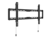 Multibrackets M - Monteringssats (väggfäste) - låg profil och lutande - för LCD-display - stor, universell - svart - skärmstorlek: 40"-86" 7350105216572