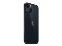 Apple iPhone 14 - 5G smartphone - dual-SIM / Internminne 512 GB - OLED-skärm - 6.1" - 2532 x 1170 pixlar - 2 bakre kameror 12 MP, 12 MP - front camera 12 MP - midnatt MPWW3QN/A