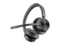 HP Poly Voyager 4320 - Headset - på örat - Bluetooth - trådlös - svart - Certifierad för Microsoft-teams, Zoomcertifierad 77Y99AA