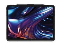 ZAGG Pro Keys 2 - Tangentbord och foliefodral (folioomslag) - bakgrundsbelyst - trådlös - Bluetooth - QWERTY - Nordisk - för Apple 13-inch iPad Pro Wi-Fi, Wi-Fi + Cellular 103414682