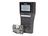 Brother P-Touch PT-H500 - Etikettskrivare - svartvit - termisk överföring - Rulle (2,4 cm) - 180 dpi - upp till 20 mm/sek - USB 2.0 - kniv - sjuradig utskrift PTH500ZW1