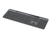 Logitech Signature Slim Solar+ K980 for Business - Tangentbord - full size - trådlös - Bluetooth 920-013777