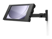 Compulocks Galaxy Tab A9 Apex Enclosure Swing Wall Mount - Monteringssats (hölje, vridbar arm) - svängarm - för surfplatta - låsbar - metallram - svart - väggmonterbar - för Samsung Galaxy Tab A9 827B87GAPX9B