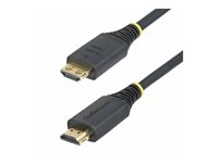StarTech.com - High Speed - HDMI-kabel - HDMI hane till HDMI hane - 2 m - skärmad - svart - halogenfri, passiv, 4K60Hz stöd, 1440p (UWQHD) stöd 144Hz, 1080p stöd 240 Hz HDMI2-CABLE-GRIP-2M