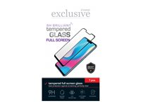 Insmat Brilliant Glass - Skärmskydd för mobiltelefon - helskärm - 2.5D - glas - ramfärg svart - för Apple iPhone 16 Pro, 17, 17 Pro 861-1659