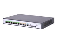 HPE FlexNetwork MSR958 - Router - 8-ports-switch - GigE - WAN-portar: 2 - rackmonterbar JH300A