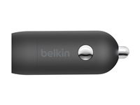 Belkin BoostCharge - Strömadapter för bil - 30 Watt - 3 A - Fast Charge, Strömmatning 3.1 (24 pin USB-C) - svart CCA004BT1MBK-B5