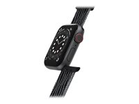 LifeProof - Band för smart klocka - Midnattszon - svart - för Apple Watch Hermès Series 9, SE 3, Series 10, Series 11, Series 8, Series 9 77-83866