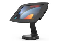 Compulocks iPad 10th-11th (A16) Gen Space Enclosure Mast Counter Stand - Black - Monteringssats (ställ, hölje) - för surfplatta - låsbar - stål, aluminium - svart - skärmstorlek: 10.9" - bänk - för Apple 10.9-inch iPad (10:e generation) 333B209IPDSB