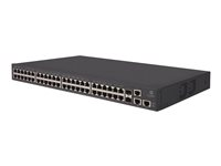 HPE 1950-48G-2SFP+-2XGT - Switch - L3 - Administrerad - 48 x 10/100/1000 + 2 x Gigabit SFP / 10 Gigabit SFP+ + 2 x 10Gb Ethernet - rackmonterbar JG961A