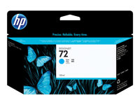 HP 72 - 130 ml - cyan - original - DesignJet - bläckpatron - för DesignJet T1100, T1100ps, T1200, T1200ps, T1300, T610, T620, T770, T790 C9371A