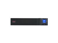 APC Easy UPS On-Line - UPS (kan monteras i rack) - AC 220/230/240 V - 1800 Watt - 2000 VA - 1-fas - Bly-syra - USB, serial - utgångskontakter: 4 - PFC - 2U - Europa - svart, RAL 7010 SRV2KRIRK-E
