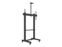 Multibrackets M Floorstand Pro MBF1U 180 - Vagn - för platt panel - aluminium - svart - skärmstorlek: 65"-100" 7350073739110