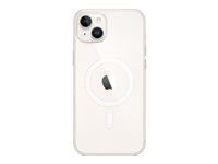 Apple - Baksidesskydd för mobiltelefon - MagSafe-kompatibilitet - polykarbonat - klar - för iPhone 14 Plus MW4T3ZM/A